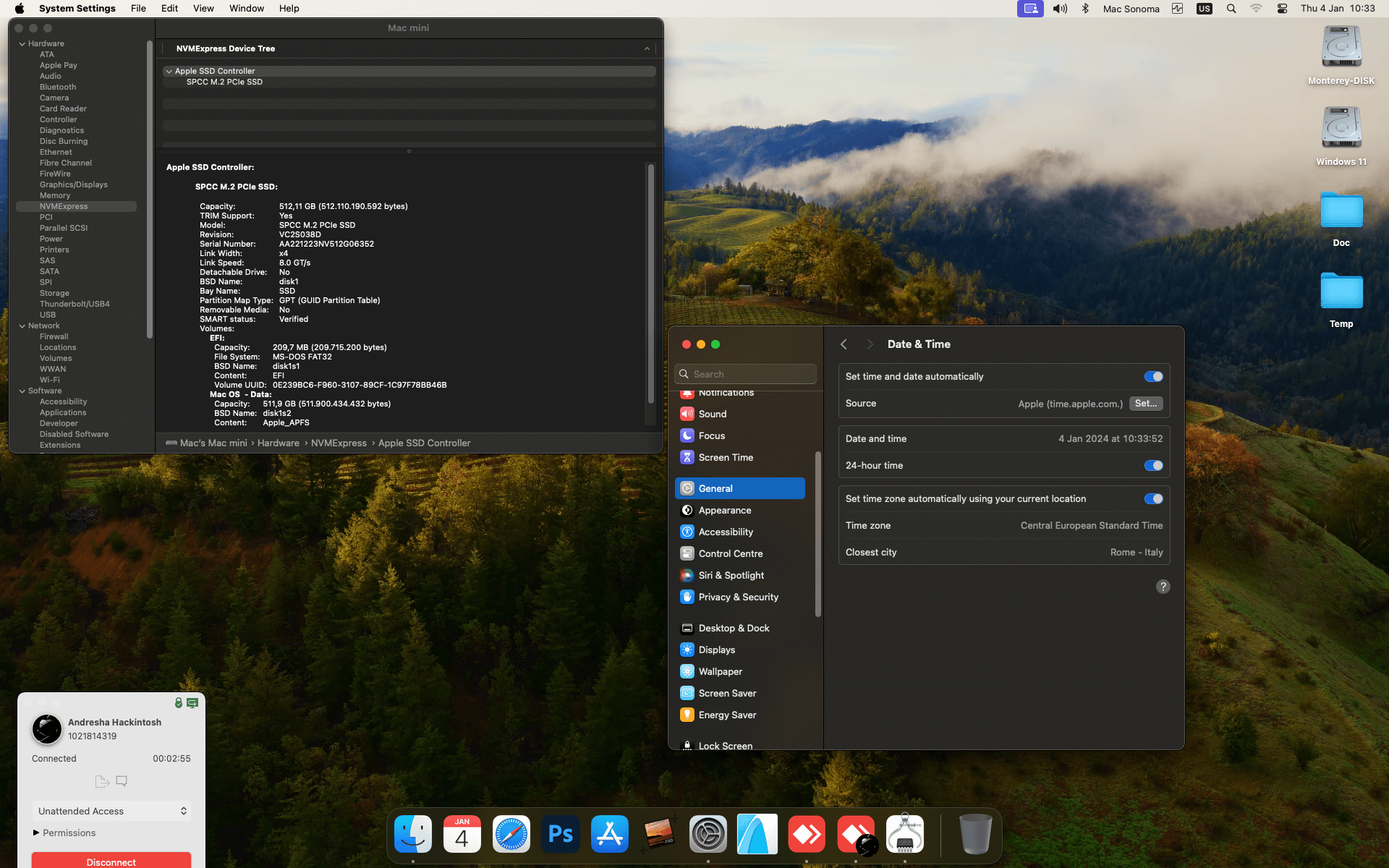 HP ProDesk 600 G4 Microtower [CoffeeLake   Intel UHD 630]   OpenCore 1